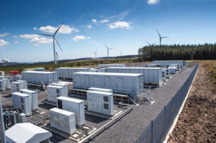 Battery storage at Pen y Cymoedd wind farm