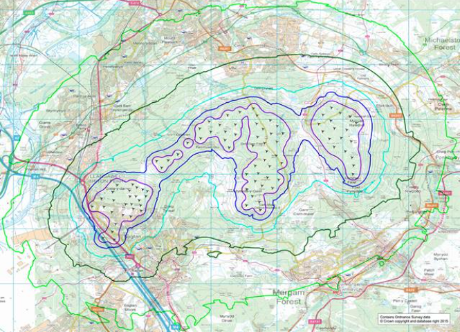 Pen y Cymoedd project layout